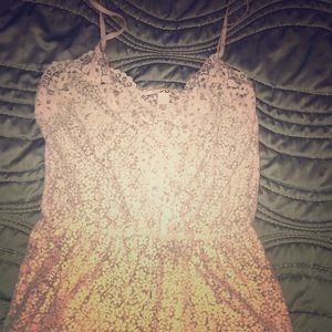 Baby Pink Teddy Romper